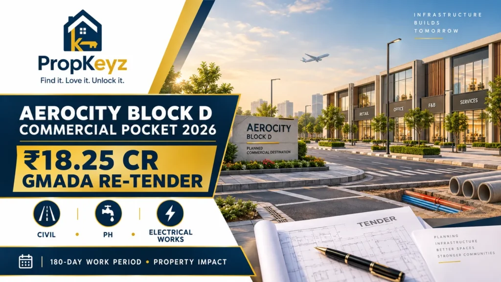 Aerocity Block D Commercial Pocket 2026 GMADA re-tender