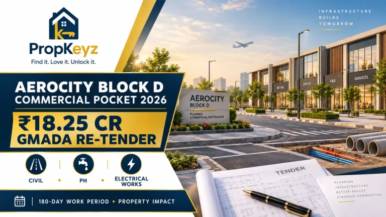 Aerocity Block D Commercial Pocket 2026 GMADA re-tender