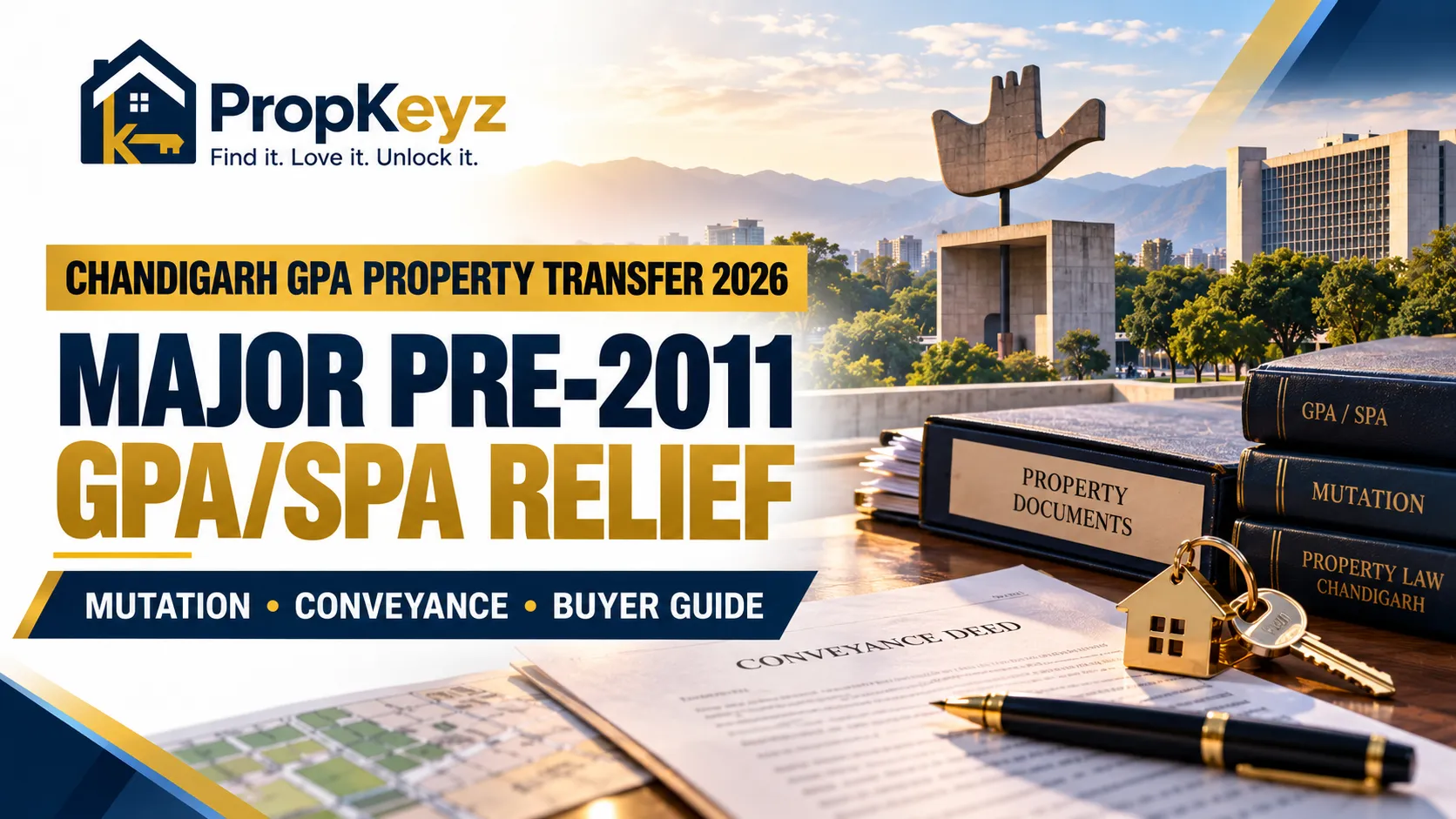 Chandigarh GPA Property Transfer 2026 pre-2011 GPA SPA relief guide