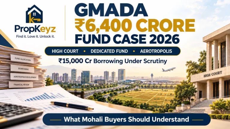 GMADA ₹6,400 Crore Fund Case 2026 High Court Aerotropolis buyer impact
