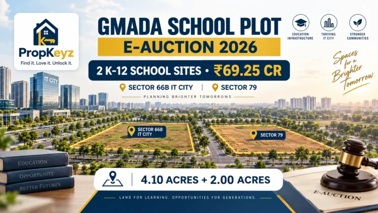 GMADA School Plot E-Auction Mohali 2026 Sector 66B and Sector 79