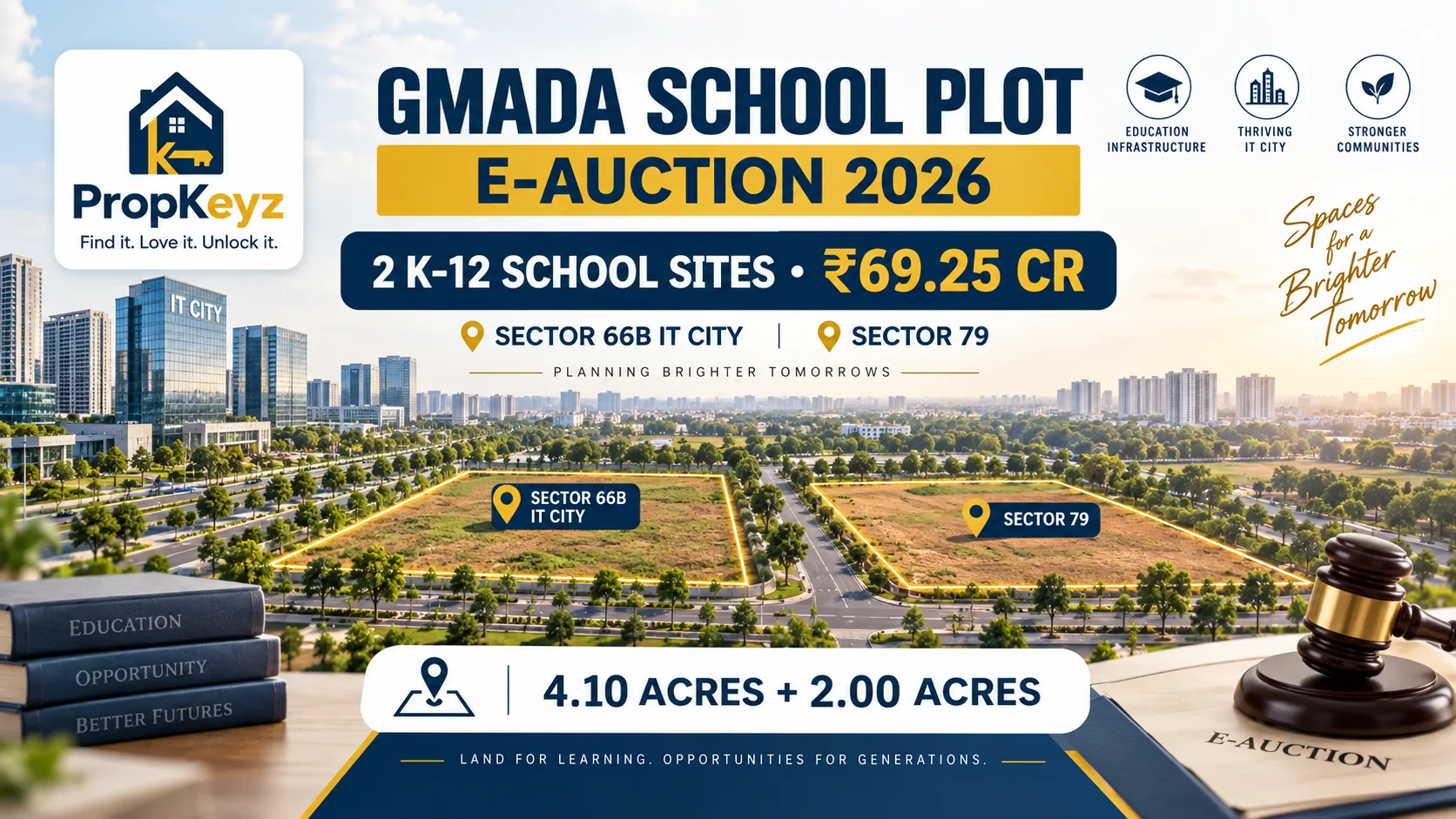 GMADA School Plot E-Auction Mohali 2026 Sector 66B and Sector 79