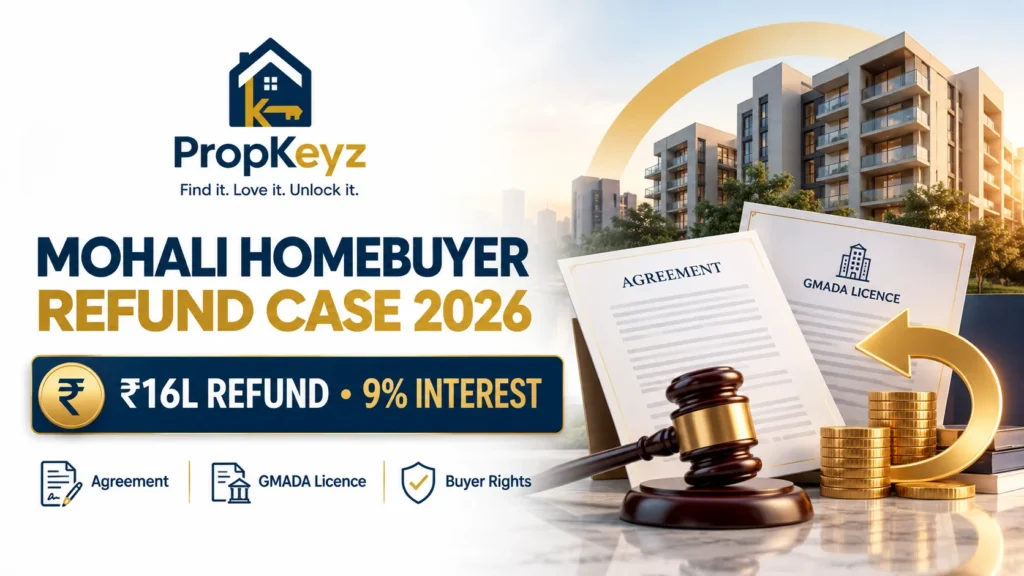 Mohali Homebuyer Refund Case 2026 Realcon Park Heights buyer rights