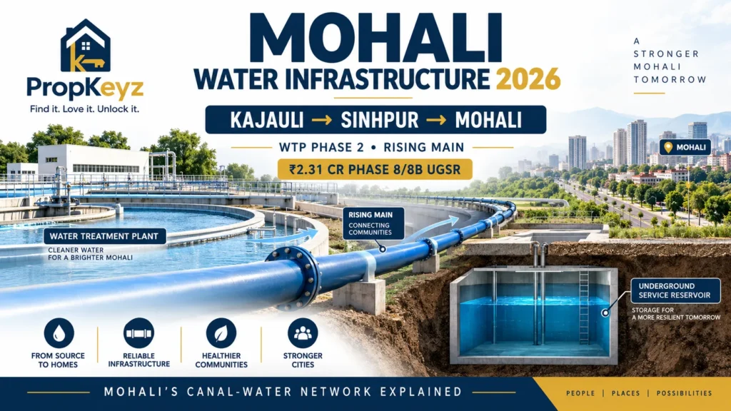 Mohali Water Infrastructure 2026 Kajauli Sinhpur WTP canal water