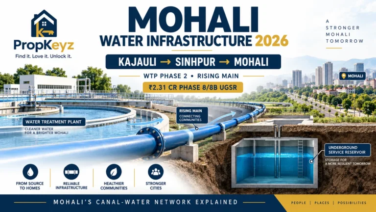 Mohali Water Infrastructure 2026 Kajauli Sinhpur WTP canal water
