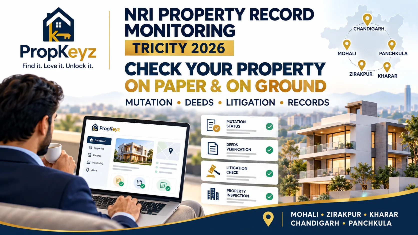 NRI Property Record Monitoring Tricity 2026 mutation registered deed litigation guide