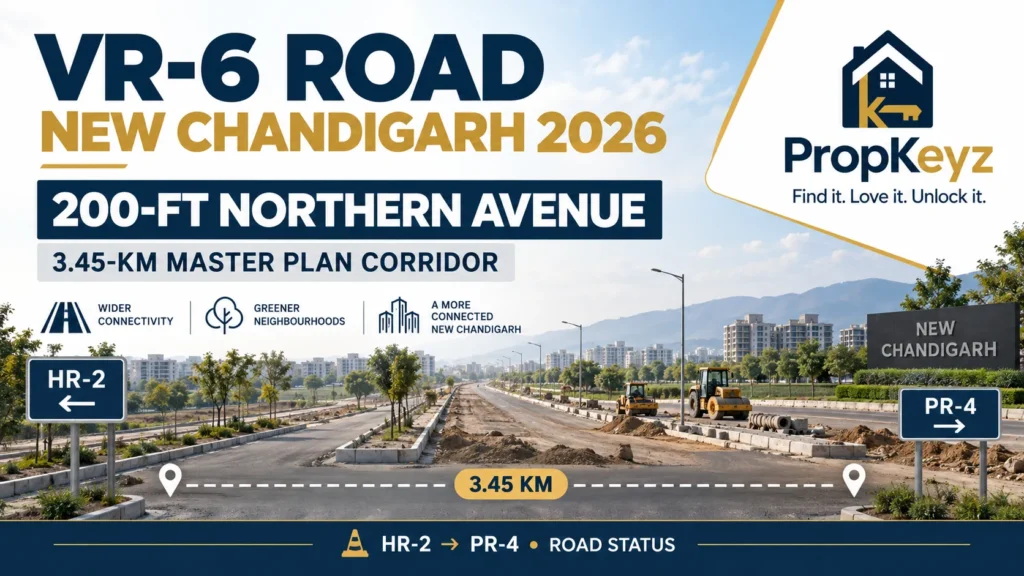 VR-6 Road New Chandigarh 2026 Northern Avenue property update