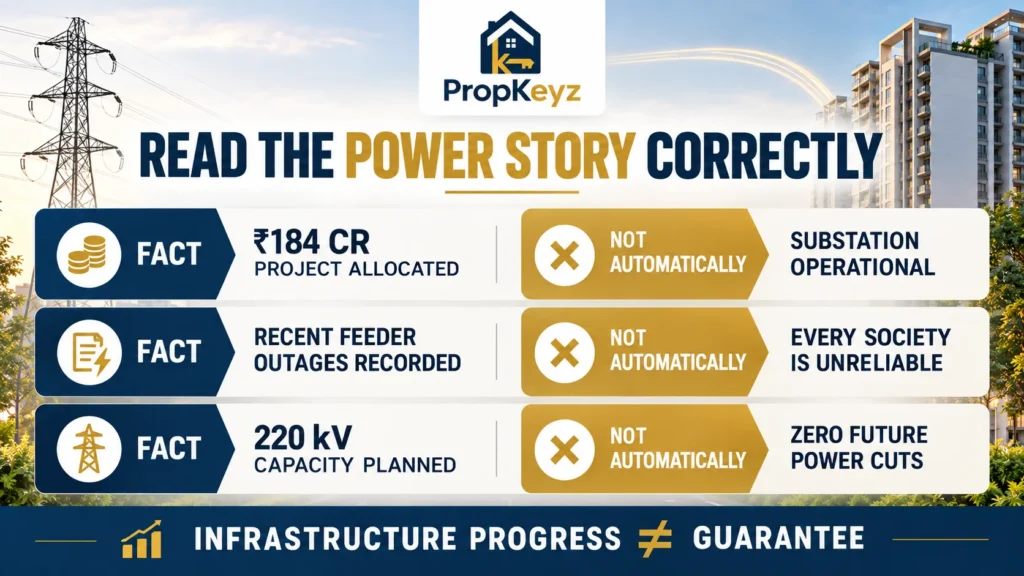 Zirakpur power infrastructure facts substation outage property assumptions 2026
