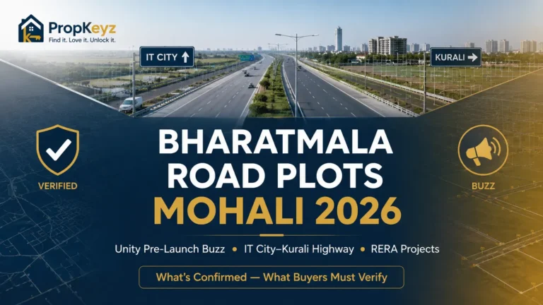 Bharatmala Road plots Mohali 2026 IT City Kurali highway buyer guide