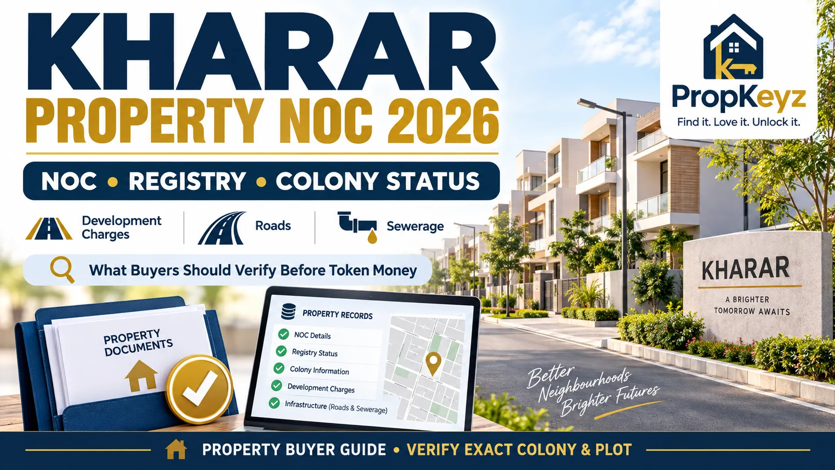 Kharar property NOC 2026 registry colony status development charges buyer guide