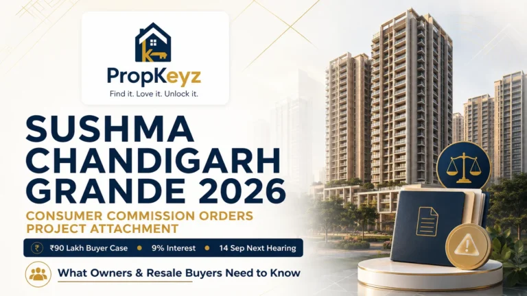 Sushma Chandigarh Grande Zirakpur 2026 Consumer Commission attachment order