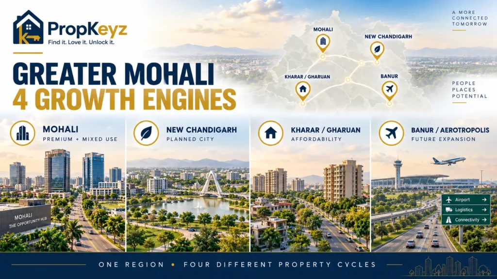 Mohali Real Estate Future 2026 Greater Mohali growth corridors
