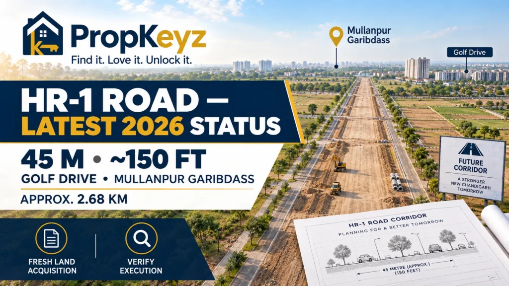 HR-1 Road New Chandigarh 2026 Mullanpur Garibdass status