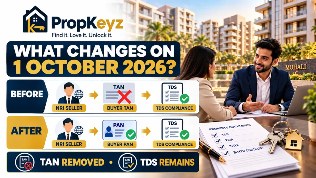 NRI property TDS October 1 2026 PAN replaces TAN