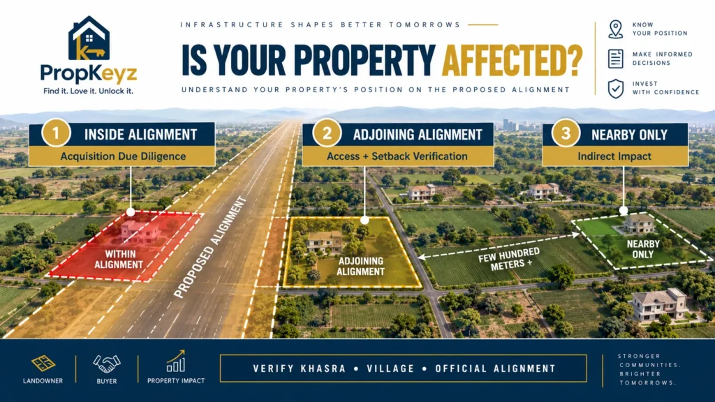 New Chandigarh HR-4 Road 2026 property alignment khasra check