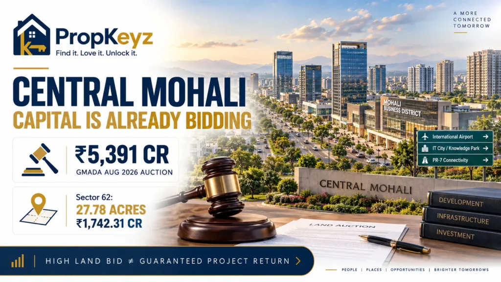 Mohali developer investment Sector 62 GMADA auction 2026