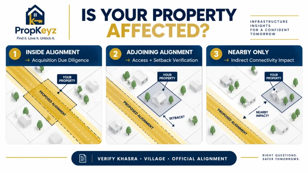 VR-1 Road New Chandigarh 2026 property alignment khasra check