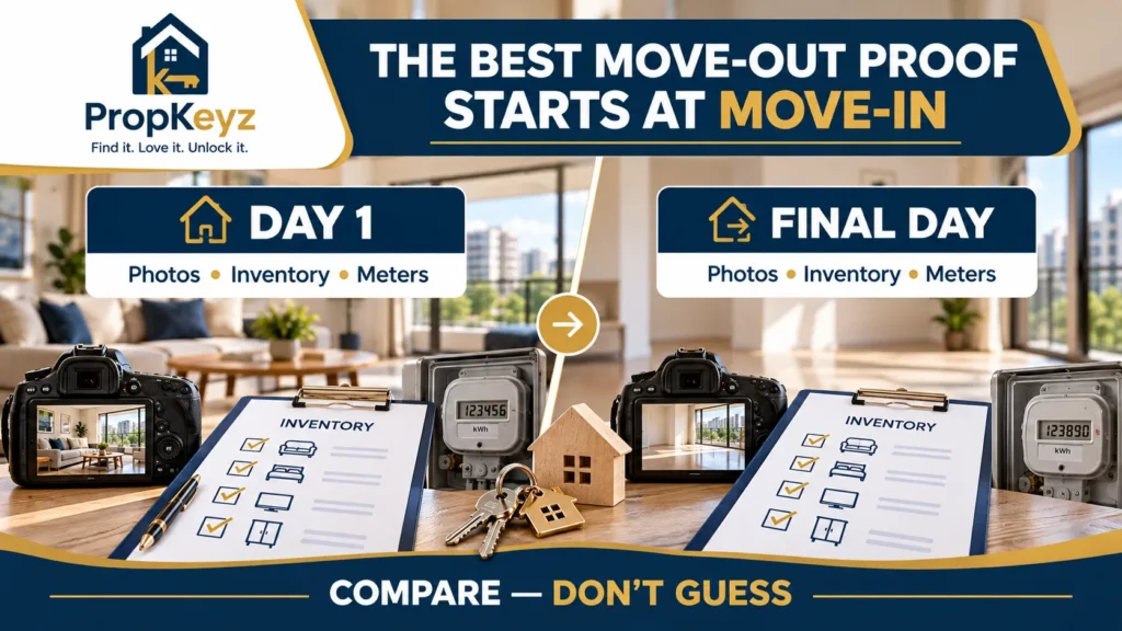 Mohali rental move in versus move out property inspection