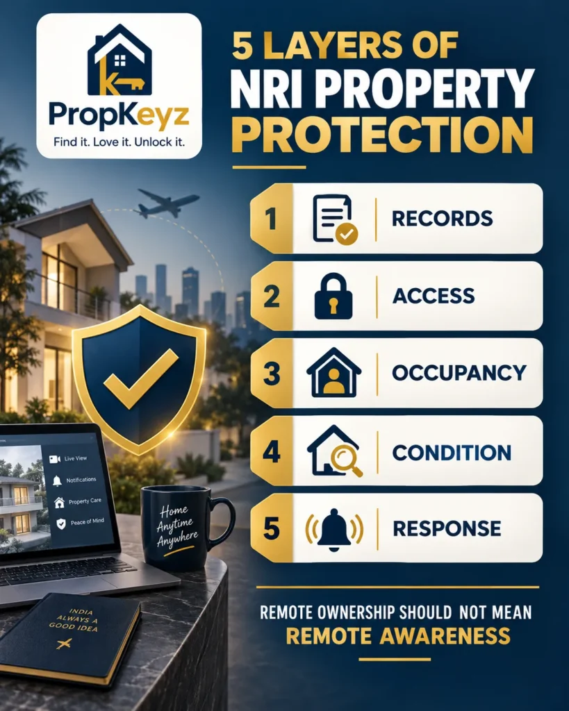 NRI property protection records access occupancy inspections response system