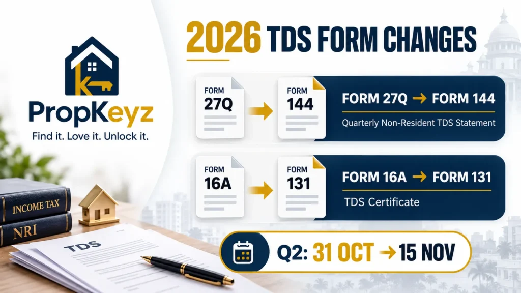 Form 144 Form 131 NRI TDS 2026 due dates