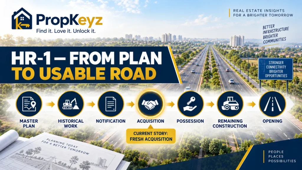 HR-1 Road New Chandigarh 2026 acquisition construction timeline