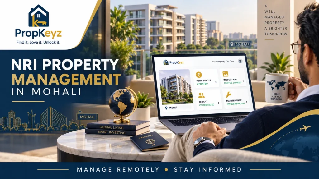 NRI property management Mohali monthly owner report