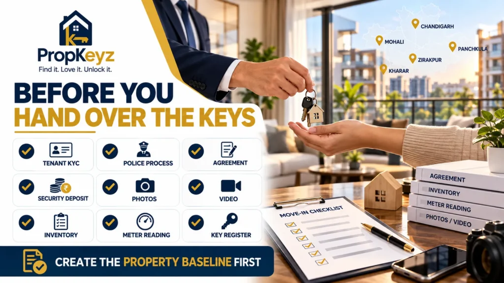 NRI tenant move in checklist rent agreement property inventory