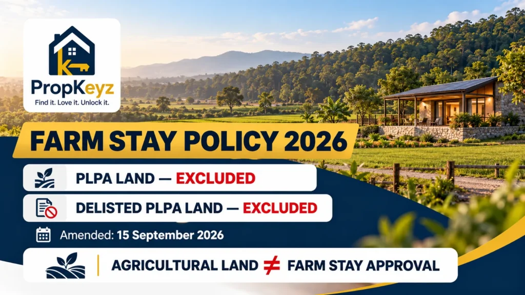 Punjab Farm Stay Policy 2026 PLPA delisted land exclusion