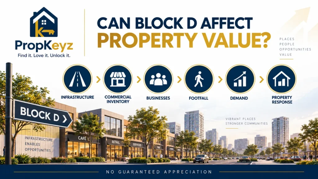 Aerocity Block D commercial development property impact