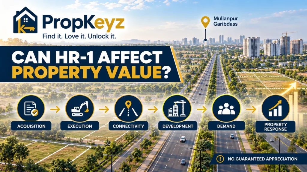 HR-1 Road New Chandigarh 2026 property impact