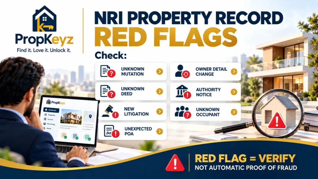 NRI property mutation deed litigation POA warning signs