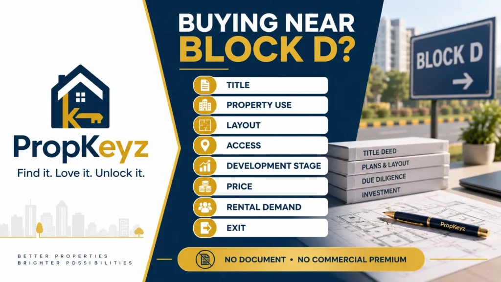 Aerocity Block D commercial property buyer checklist