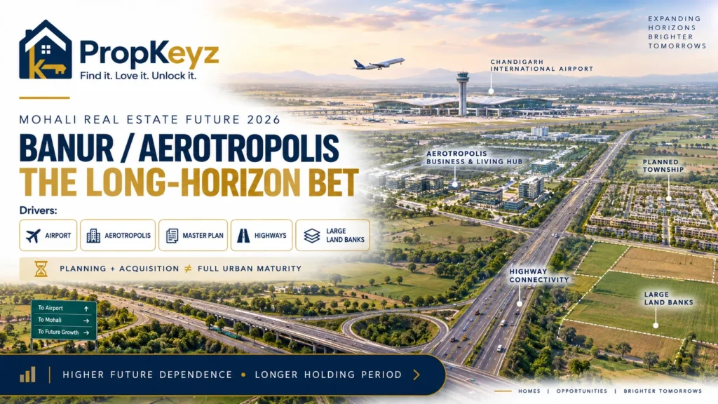 Banur Aerotropolis Mohali property future 2026