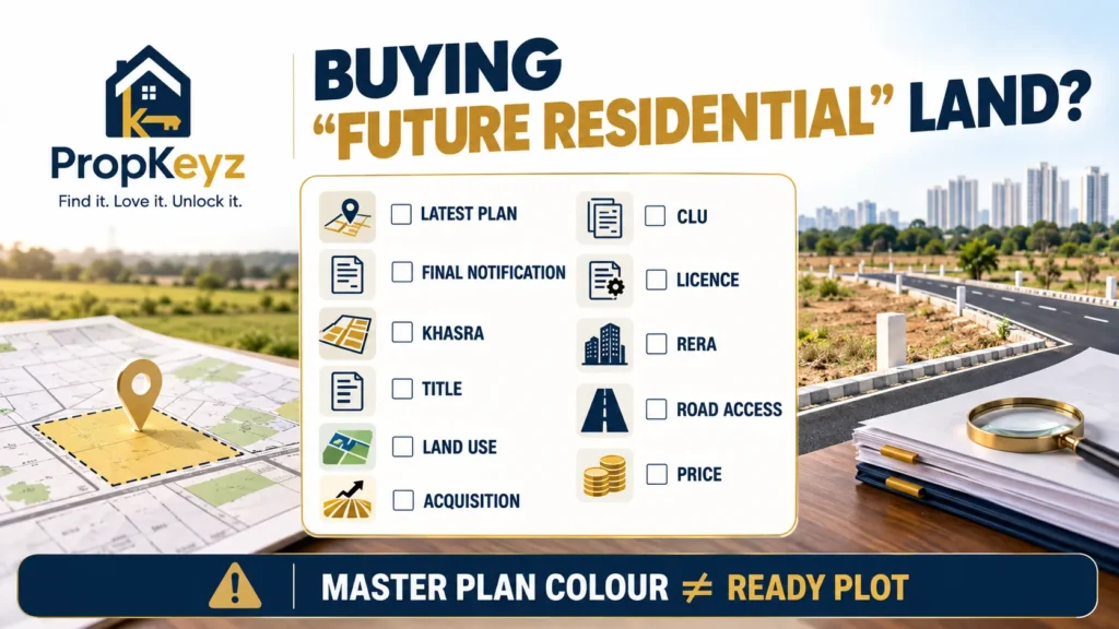 Mohali Master Plan Land Use 2026 future residential land buyer checklist