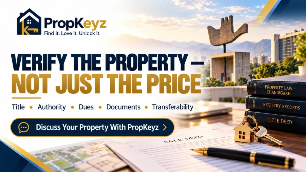 PropKeyz Chandigarh property verification and buyer support