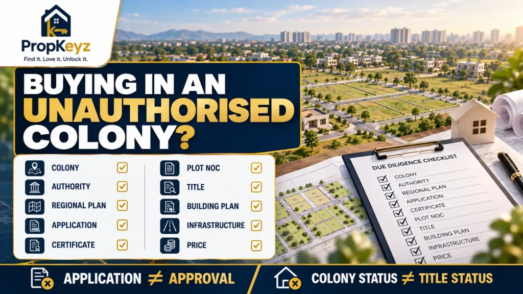 Punjab Unauthorized Colony Regularisation 2026 buyer checklist
