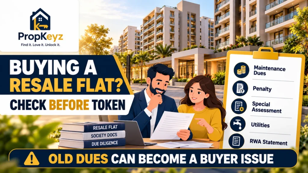 Mohali resale flat society maintenance dues buyer checklist