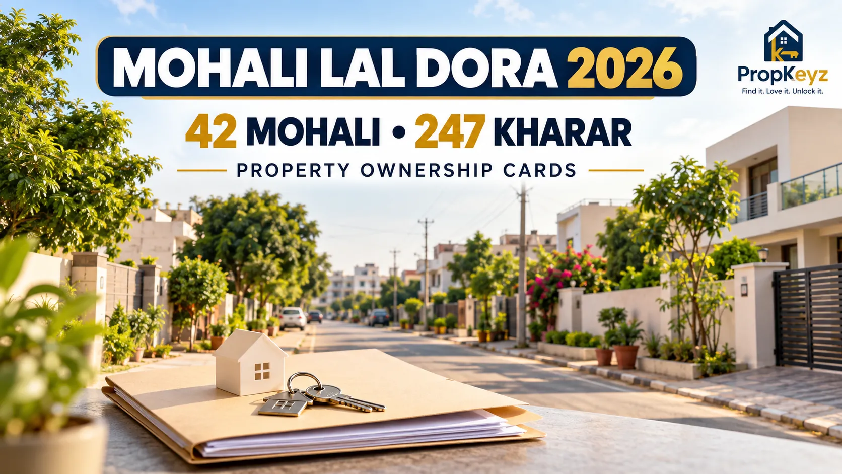 Mohali Lal Dora Property Card 2026 – 42 Mohali ownership cards and 247 Kharar beneficiary families