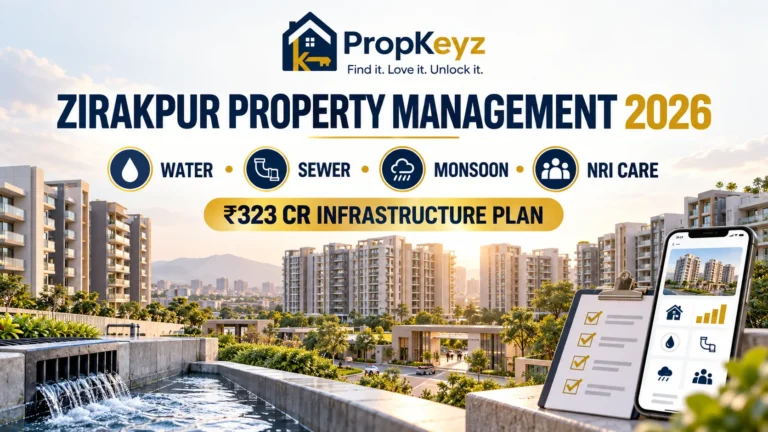 Zirakpur Property Management 2026 for NRI owners water sewerage monsoon and maintenance