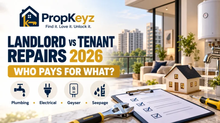Mohali Landlord vs Tenant Repair Responsibility 2026 property maintenance guide