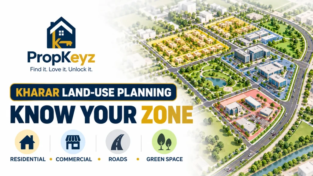 Kharar Master Plan 2046 land use residential commercial roads green spaces
