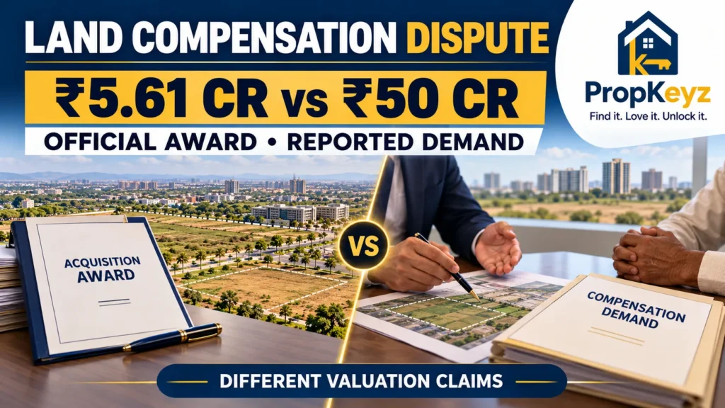 GMADA Sector 87 ₹5.61 crore compensation versus ₹50 crore demand