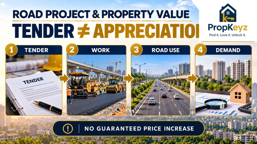 GMADA Sector 83 101 road tender versus property appreciation framework